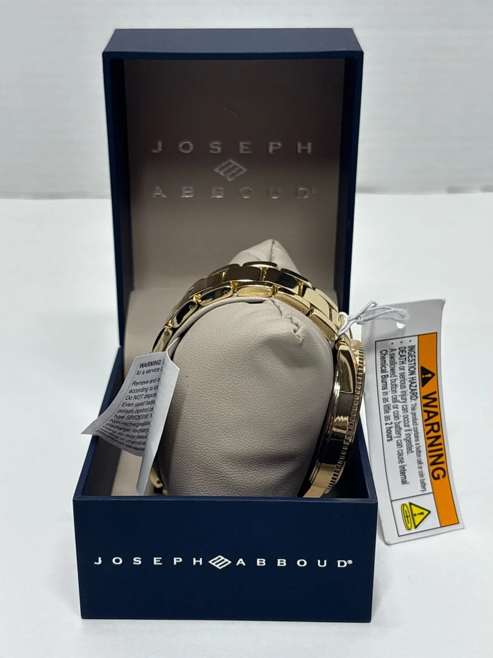 JOSEPH ABBOUD Men’s Gold Watch